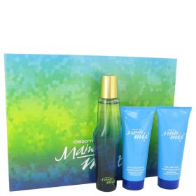 Mambo Mix by Liz Claiborne Gift Set - 3.4 oz Eau De Cologne Spray + 3.4 oz After Shave Soother + 3.4 oz Shower Gel