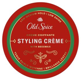 Old Spice Hair Styling Creme for Men, High Hold, All Hair Types, Matte Finish, 2.2 oz