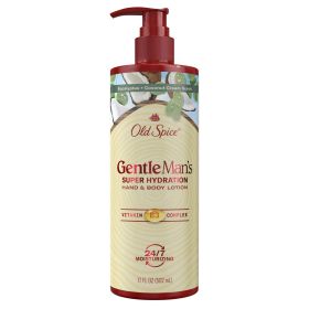 Old Spice Gentleman's Blend Super Hydration Hand & Body Lotion, Eucalyptus & Coconut Cream, 17 fl oz