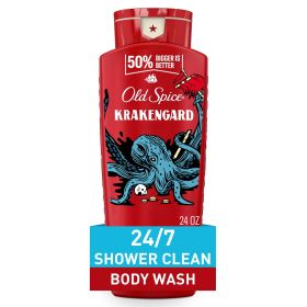 Old Spice Body Wash for Men, Krakengard, Long Lasting Lather, 24 fl oz