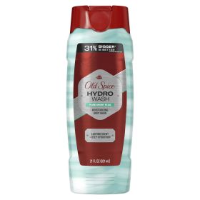 Old Spice Men's Body Wash Moisturizing Hydro Wash Pure Sport Plus, 21 oz