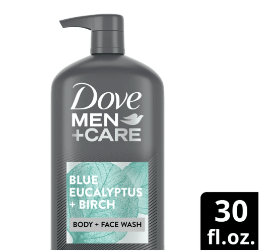 Dove Men+Care Elements Blue Eucalyptus+Birch Liquid Body Wash Cleanser; 30 oz Dove Men+Care Elements Blue Eucalyptus+Birch Liquid Body Wash Cleanser; 30 oz