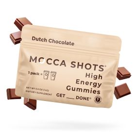 Mocca Shots Energy Gummies with Caffeine (Flavor: Mocca Shots Dutch Chocolate)