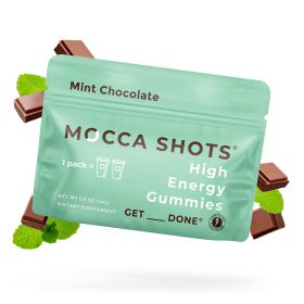 Mocca Shots Energy Gummies with Caffeine (Flavor: Mocca Shots Mint Chocolate)