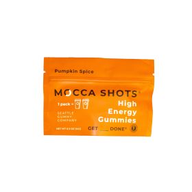 Mocca Shots Energy Gummies with Caffeine (Flavor: Mocca Shots Pumpkin Spice)